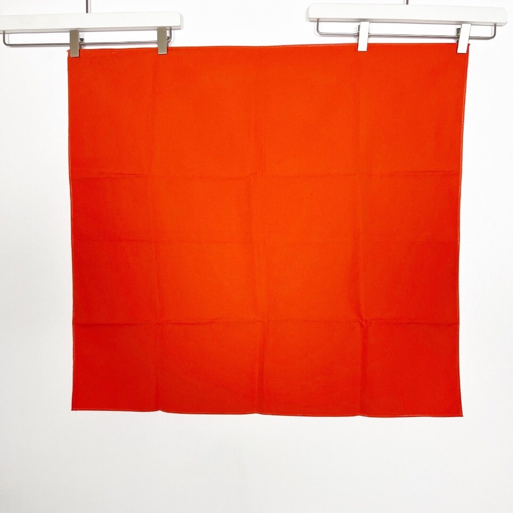 JAB Anstoetz Fabric Red New 29" x 27" Made in Italy UV Stain resistant
